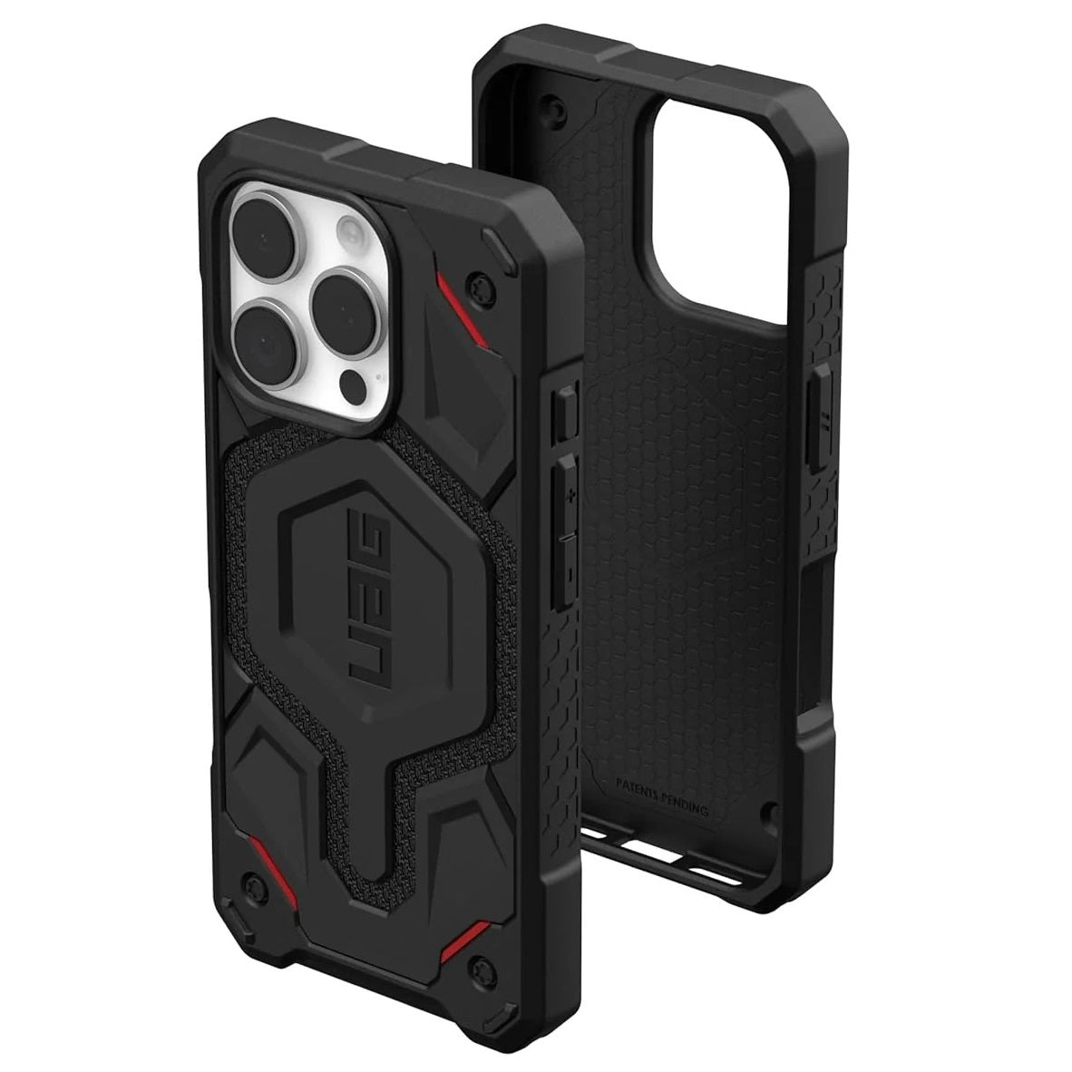 iPhone 16 Pro Max Back Cover Monarch Pro Kevlar Ruged Armor Case with MagSafe - Black